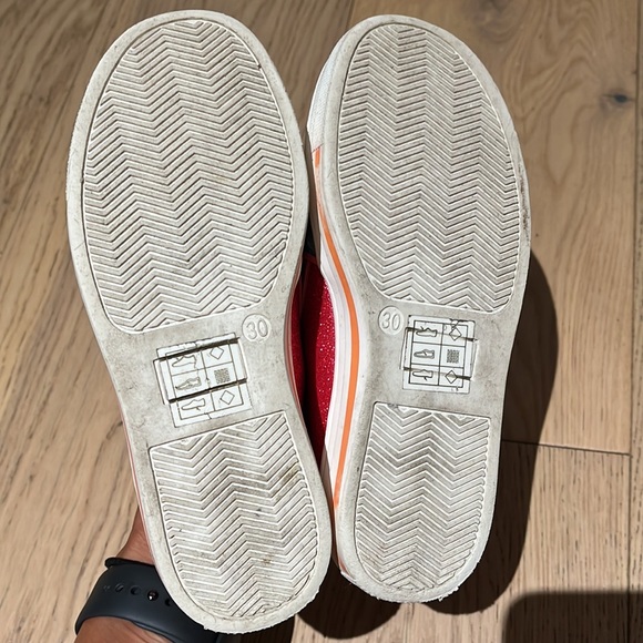 Crewcuts Little Girls’ Pink Glitter Slip On Sneakers (Size: 30 EU / 12.5 US) - Picture 7 of 11